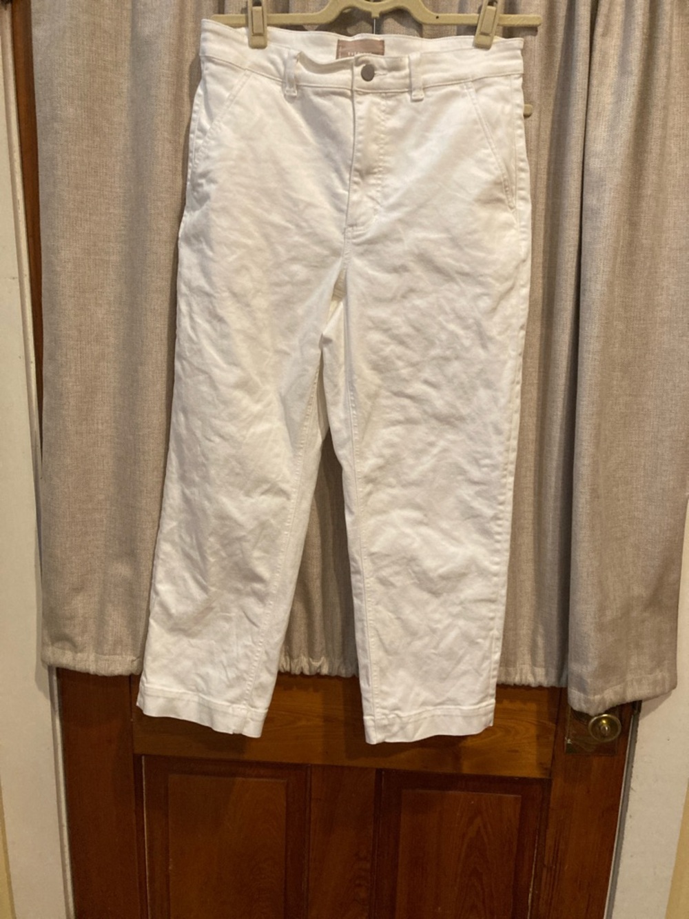 Everlane White Cropped Ankle Jeans 10